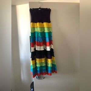 Catherine Malandrino knit strapless dress.